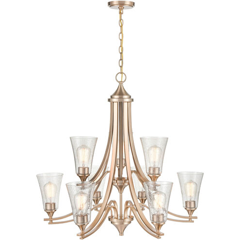 Natalie 9 Light 32 inch Modern Gold Chandelier Ceiling Light
